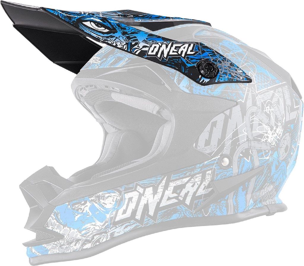 O'NEAL Helmschirm 7SRS Evo Menace Visor , blau