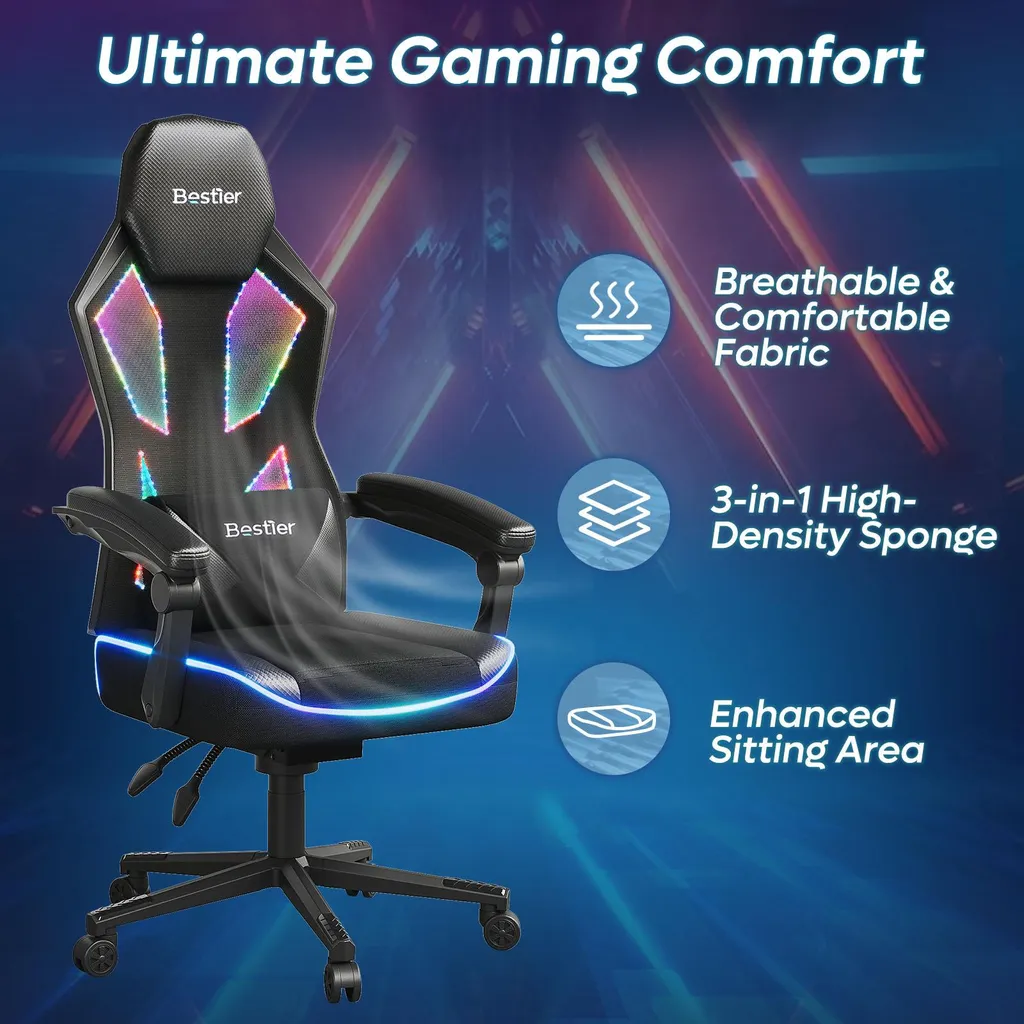 Sedia Scrivania Ergonomica Professionale - Supporto 150kg e Mesh 3D - 9