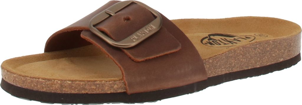 plakton 181018 Bis 3 Apure - Damen Pantolette - Roble, Größe:37 EU