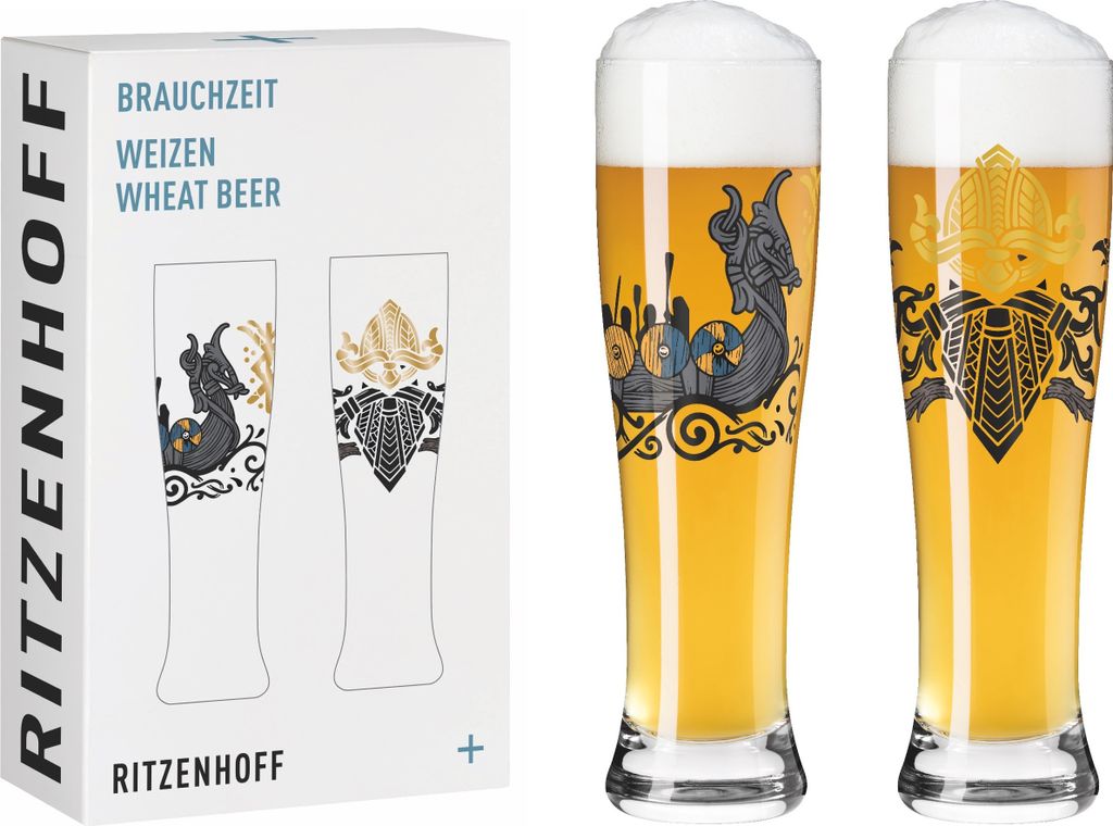 Brauchzeit Weizenbierglas-Set #19, #20 Von Jakub Vaniš