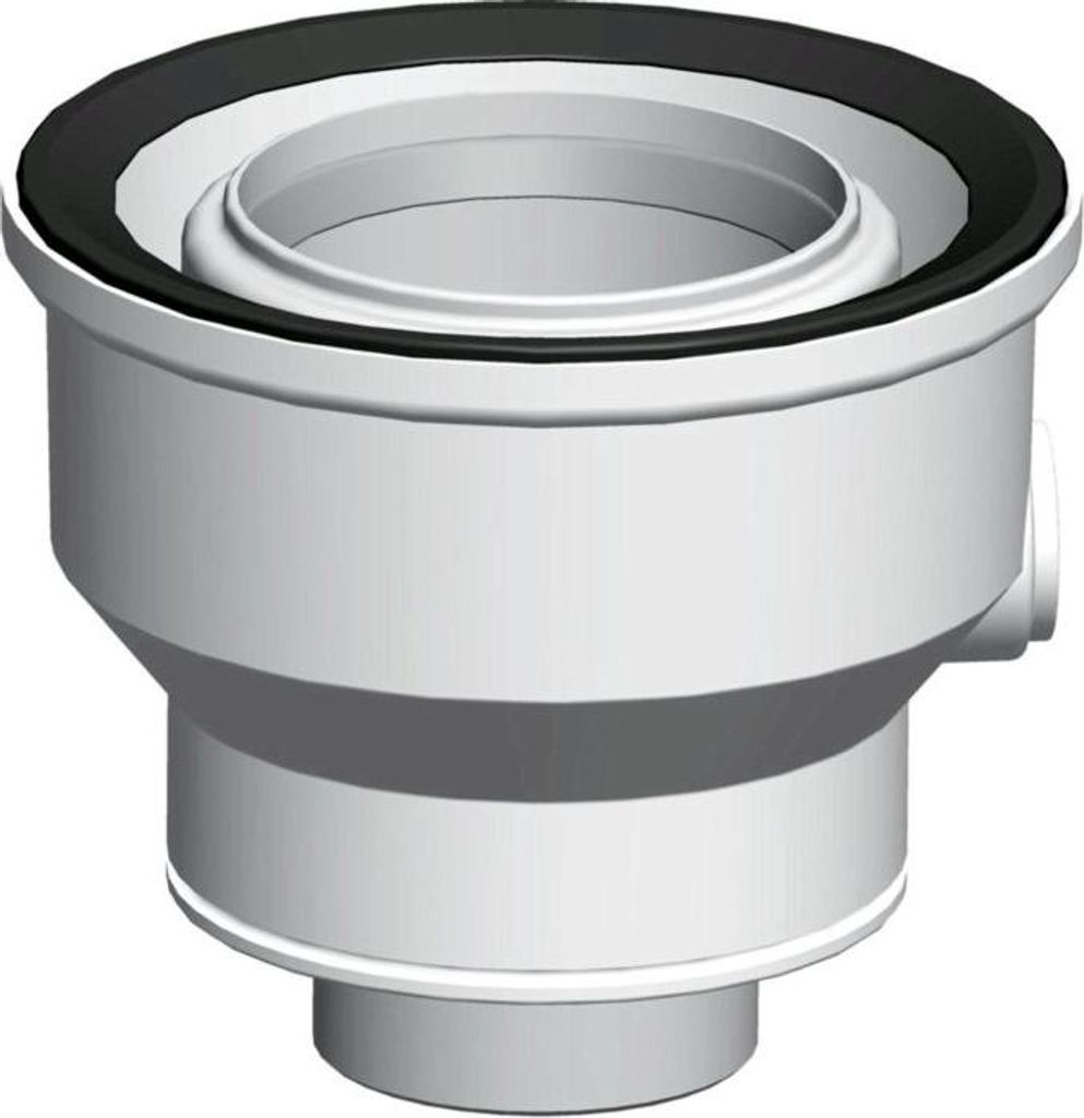 Wolf Erweiterung DN60/100 - DN80/125, aus PP Produktbild 