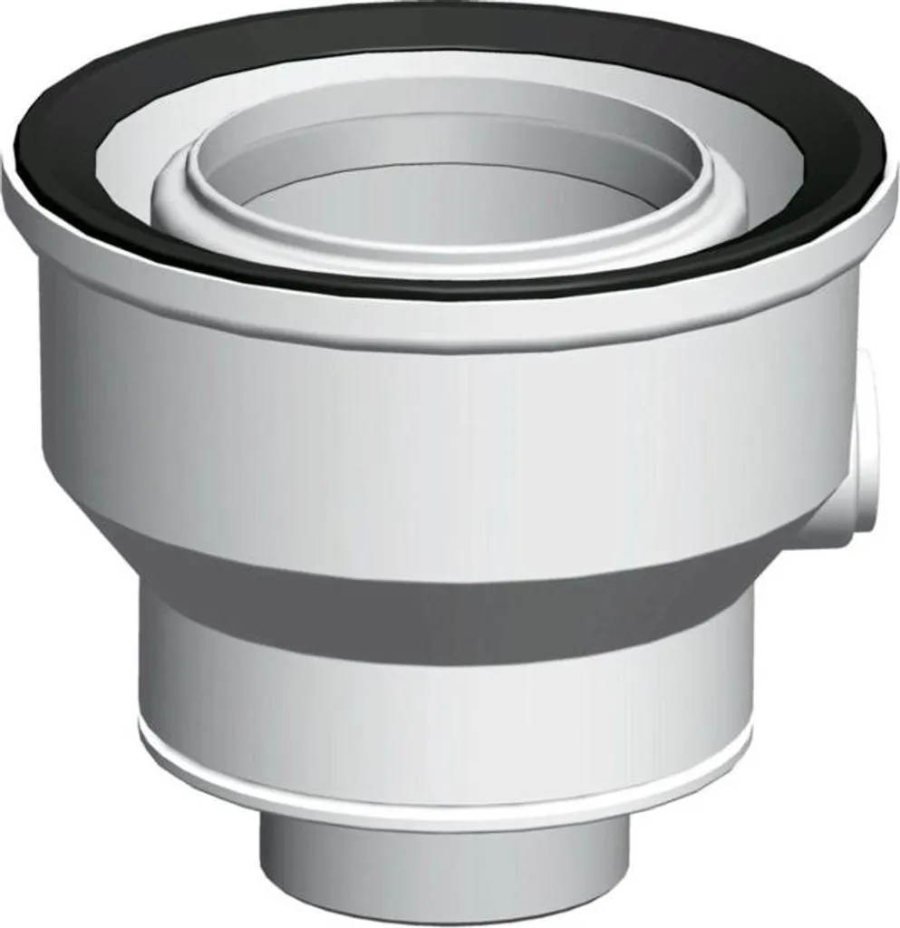 Extension Wolf DN60/100 vers DN80/125 en polypropylène haute qualité