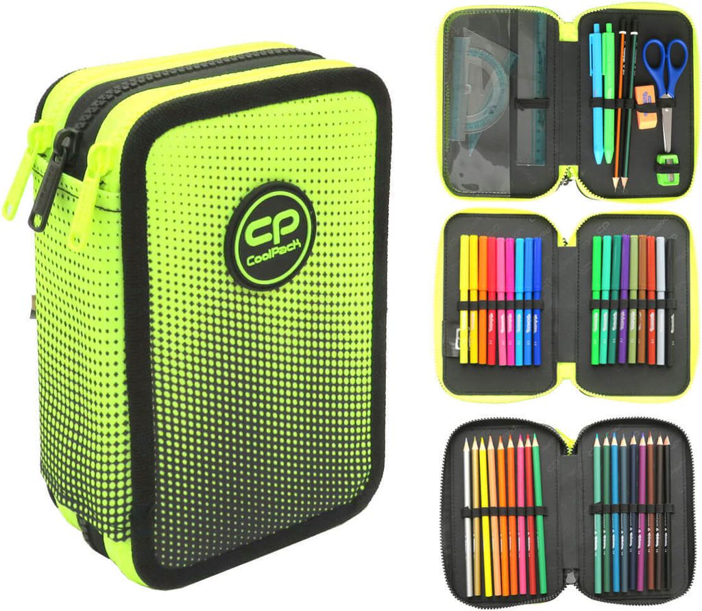 Coolpack Jumper 3 Gradient Lemon Federtasche mit Zubehör Produktbild 1
