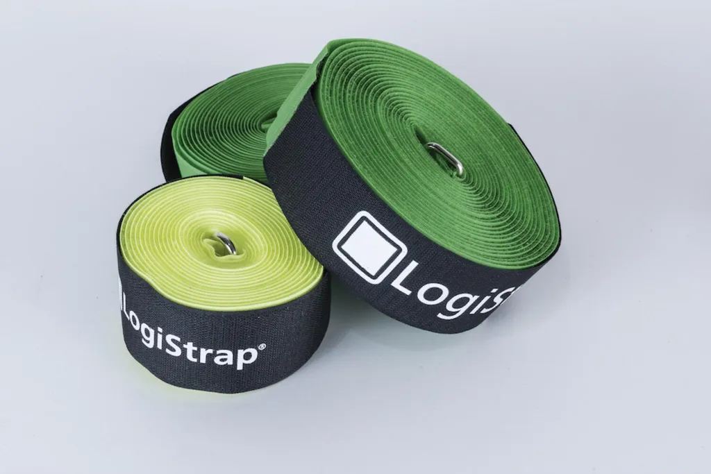 Sangle de fixation réutilisable Velcro® Jaune pour palettes et colis - 12