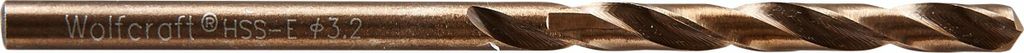 Wolfcraft Spiralbohrer HSSCo D 3,2 mm