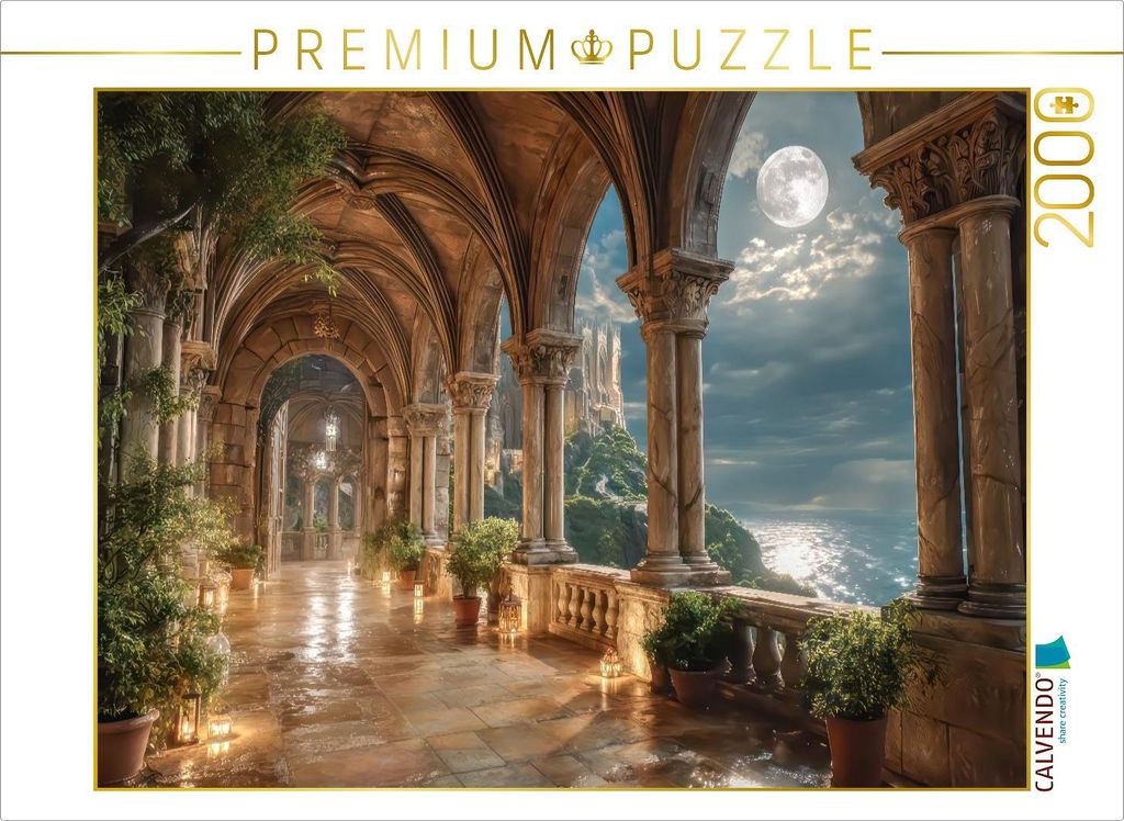 CALVENDO Puzzle Akademie der Dunkelheit | 2000 Teile Lege-Größe 90x67cm Foto-Puzzle für glückliche Stunden