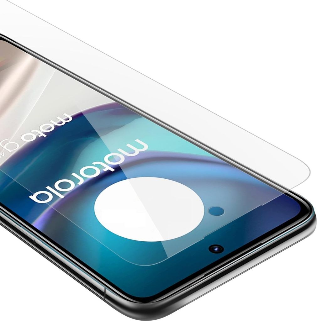 Cadorabo Panzer Folie für Motorola MOTO G42 Schutzfolie in Transparent Gehärtetes Tempered Display-Schutzglas