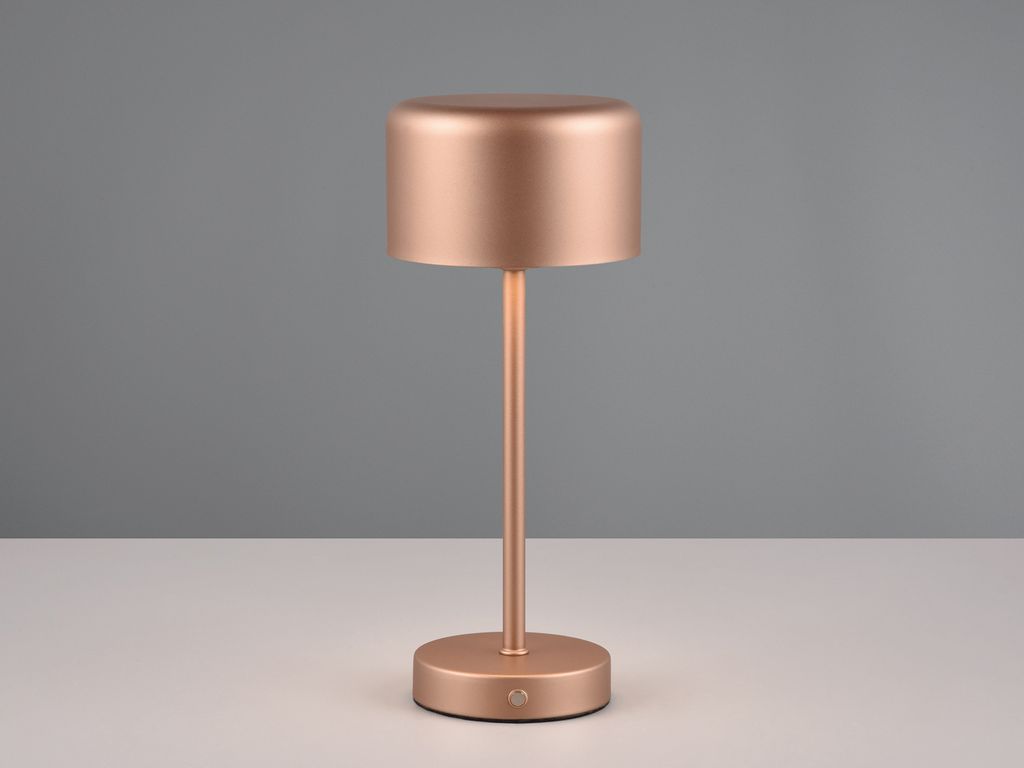 Trio - Tischlampe JEFF - Braun - 12.6x12.6x30 cm Produktbild 