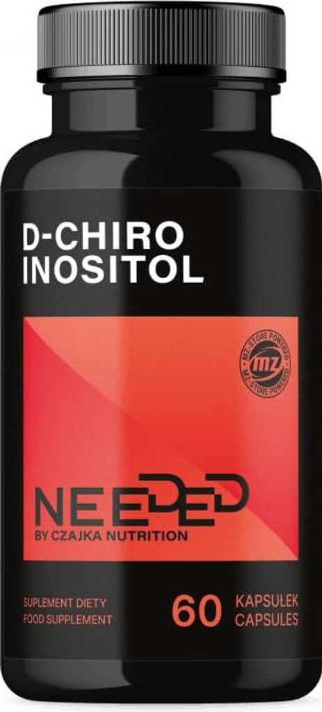 D-Chiro-Inositol 50 mg - 60 vegane Kapseln - 2-Monats-Vorrat - für ein verbessertes allgemeines Wohlbefinden - Nahrungsergänzungsmittel von MZ