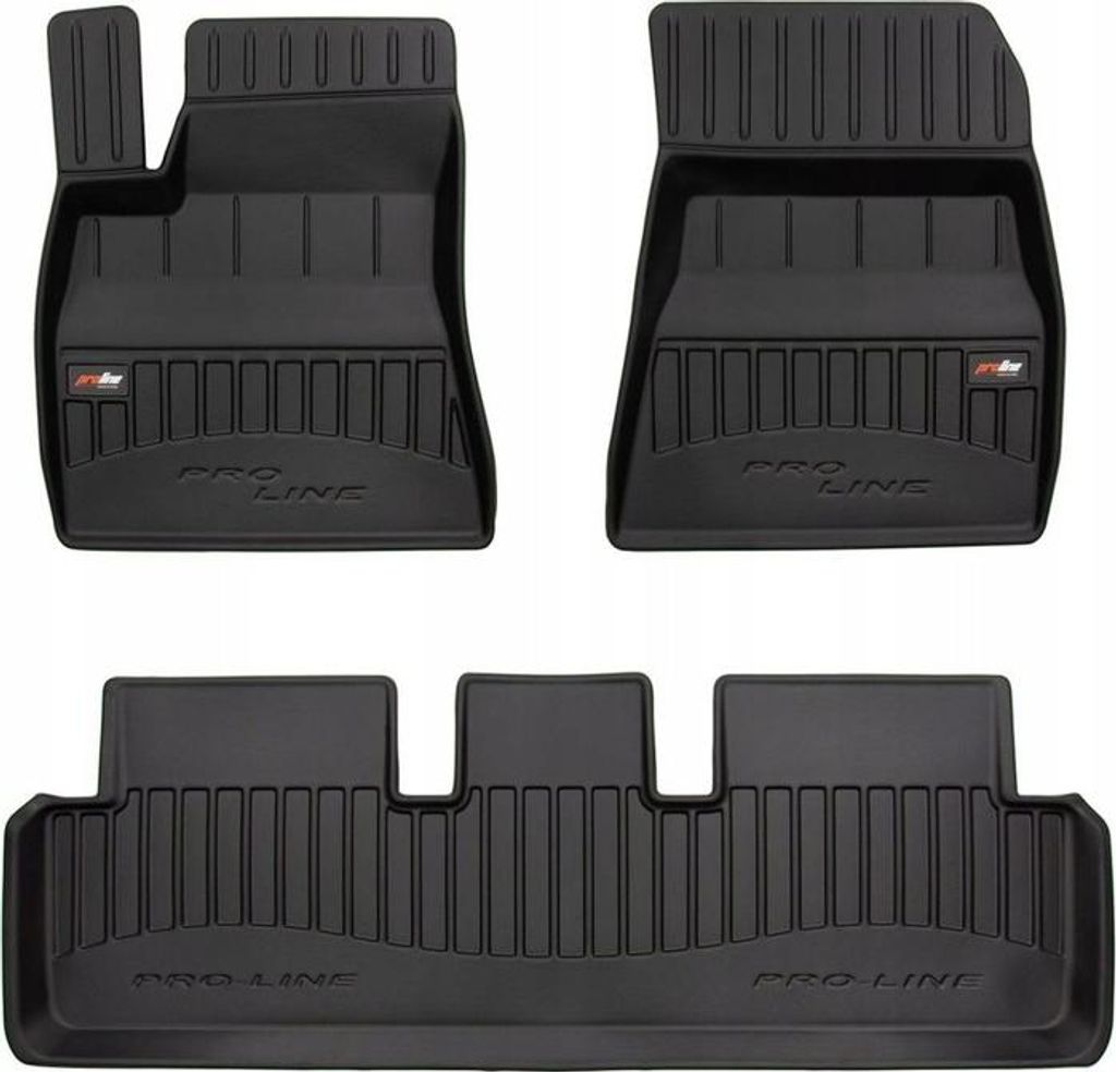 GUMMIMATTEN UND FUSSMATTEN TESLA 3 ab 2017 - 3D MULDE