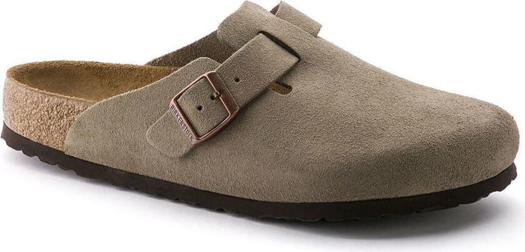 Birkenstock Boston Taupe Schmales Fußbett - Herren Produktbild 
