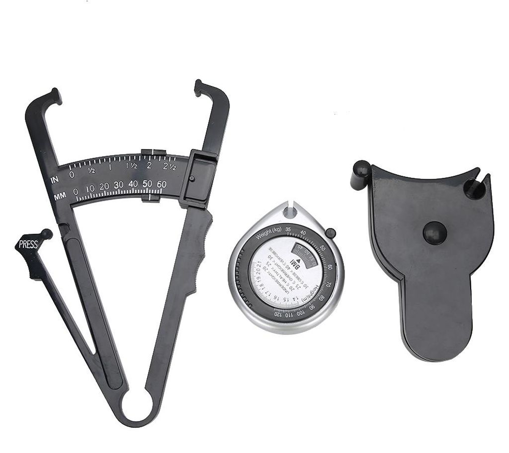 Körperfettmessgerät, einziehbares Taillenmaßband, BMI-Messgerät, Gewichtsabnahme-Caliper