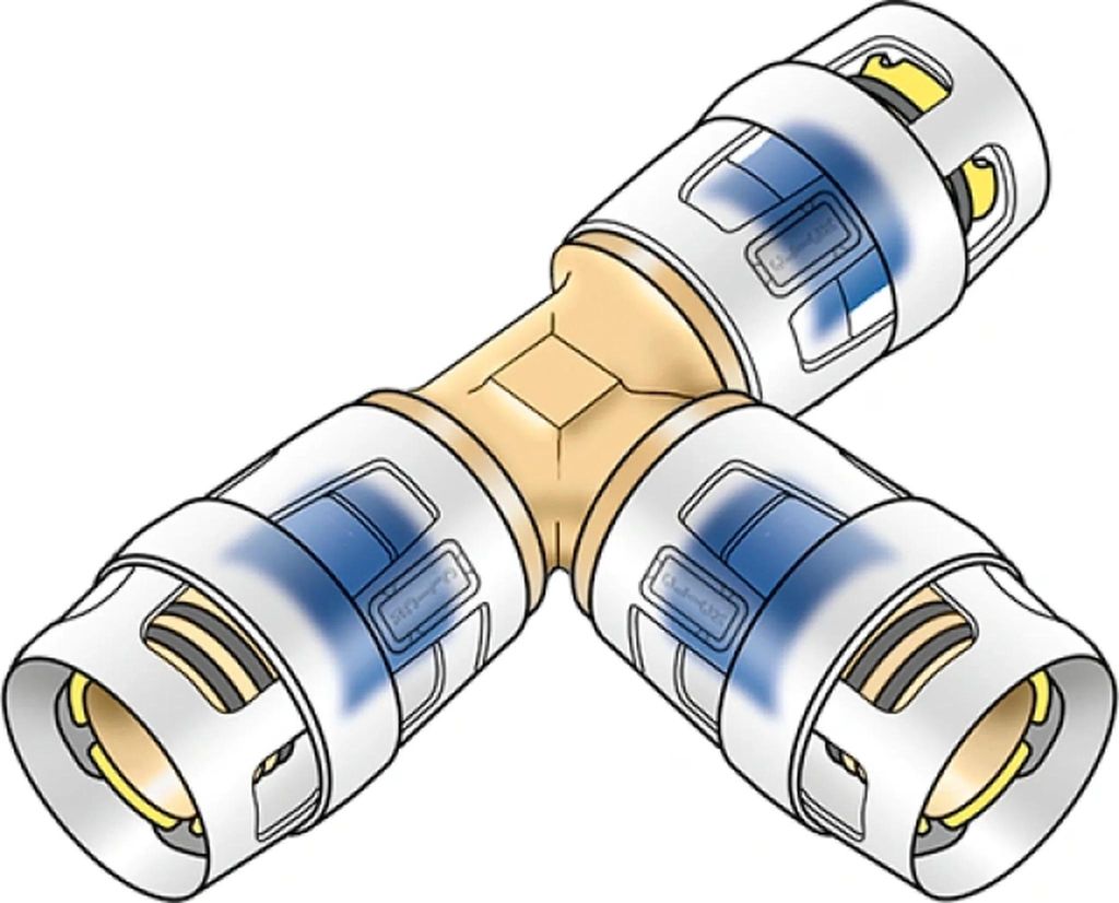 KE Kelit KMP440X, KELOX-PROTEC, CLIX, T-Stück, 20/16/20, 1 Stk.