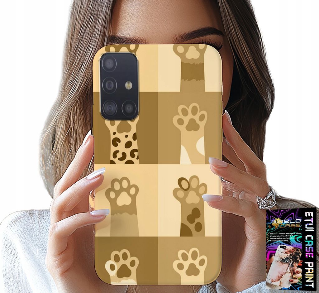 Hülle Für Samsung Galaxy A51 - Liebe Katze, Designs Mit Katzen, Katzenpfoten