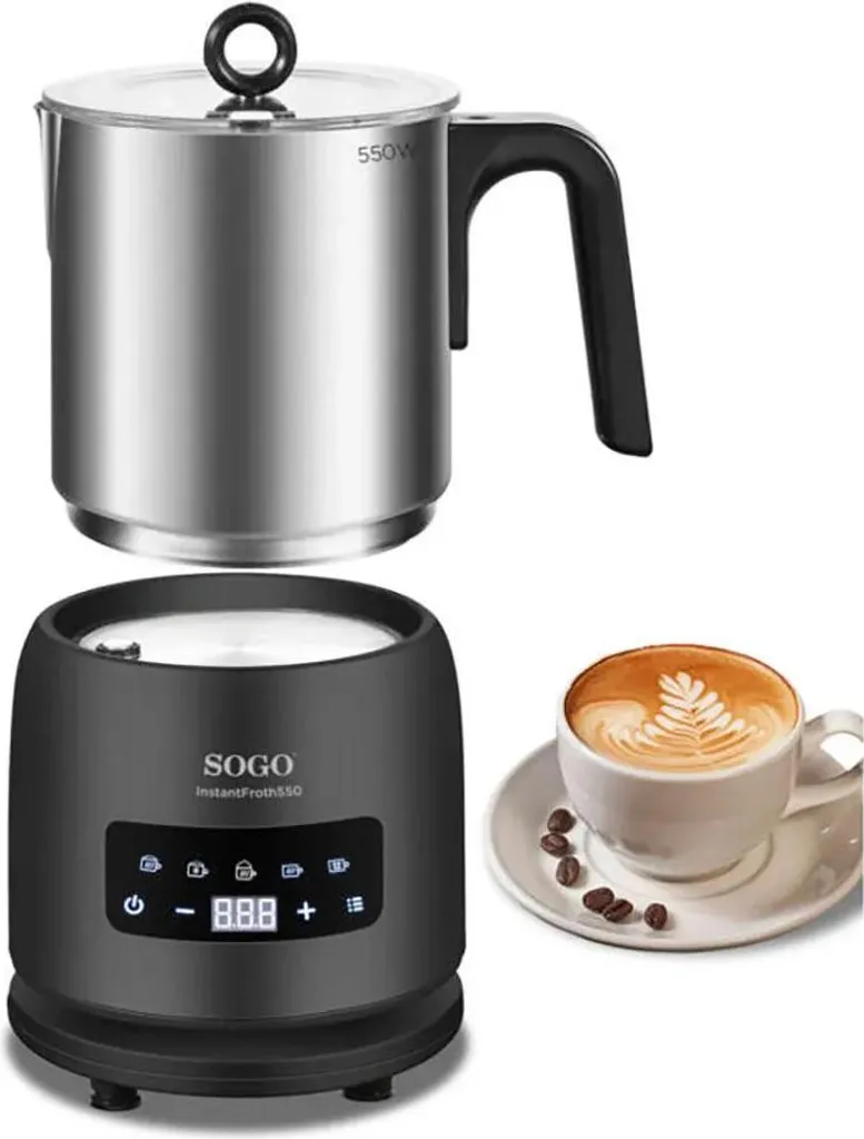 Machine à Mousse de Lait pour Cappuccino et Chocolat Chaud Maison - 4