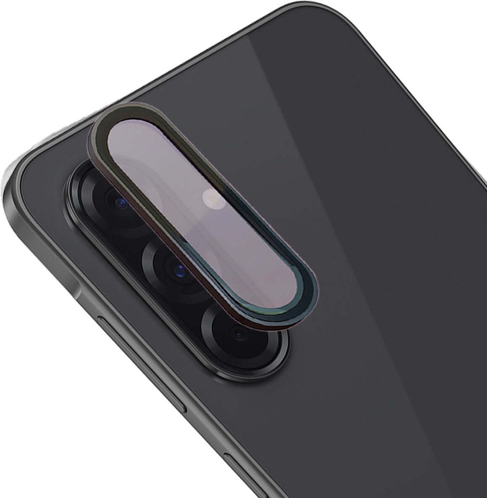 Bizon Glass Snap Lens Samsung Galaxy A36 3G schwarzer Rahmen