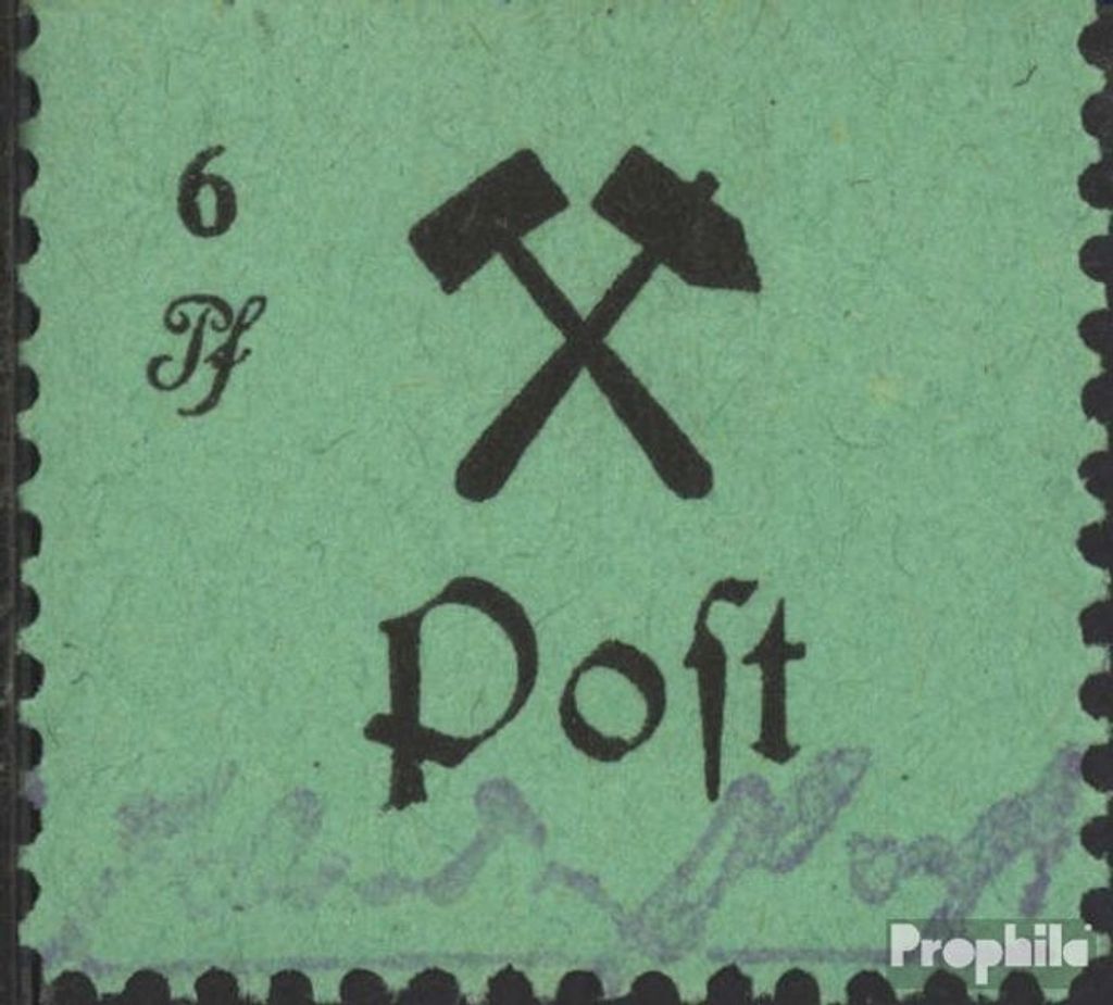 Briefmarken Großräschen 1945 Mi 16A I postfrisch Schlägel Produktbild 