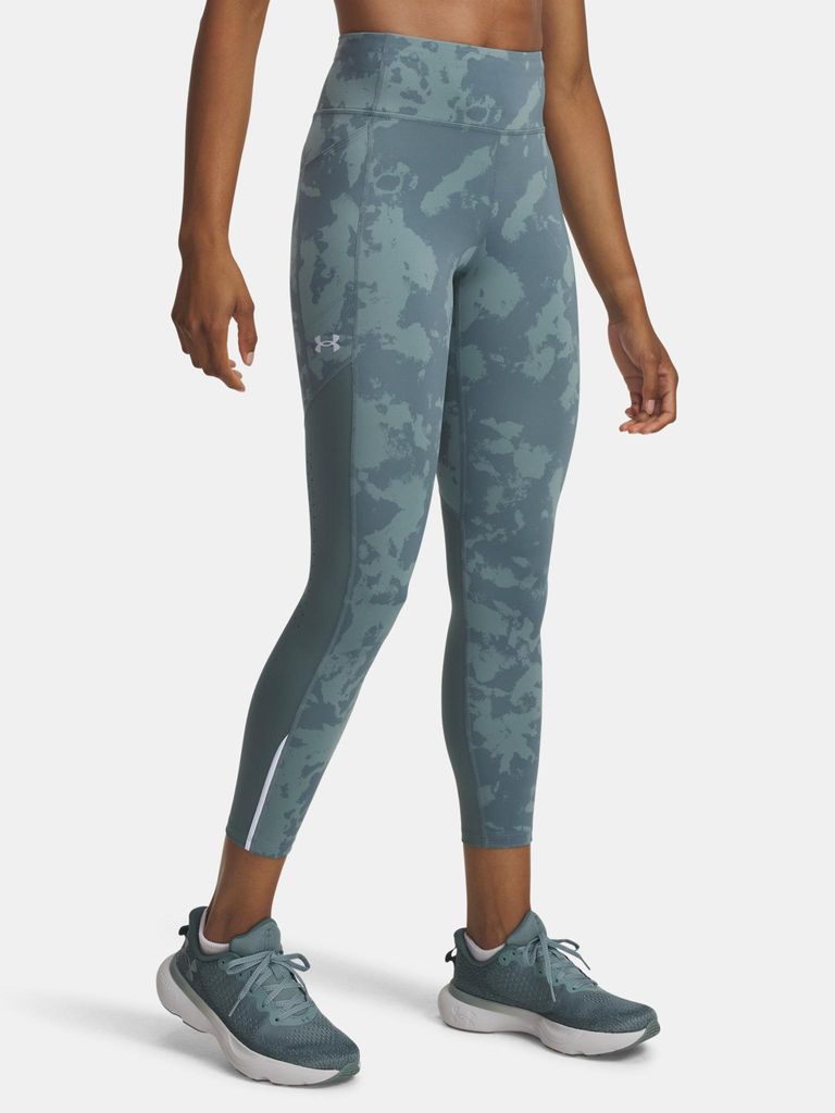 Under Armour Damen-Leggings UA Launch Ankle Print Tights-BLU XS