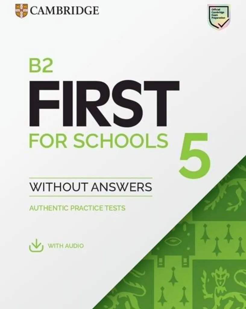 Livre de Test B2 First 5 SB avec Audio pour Candidats Libres