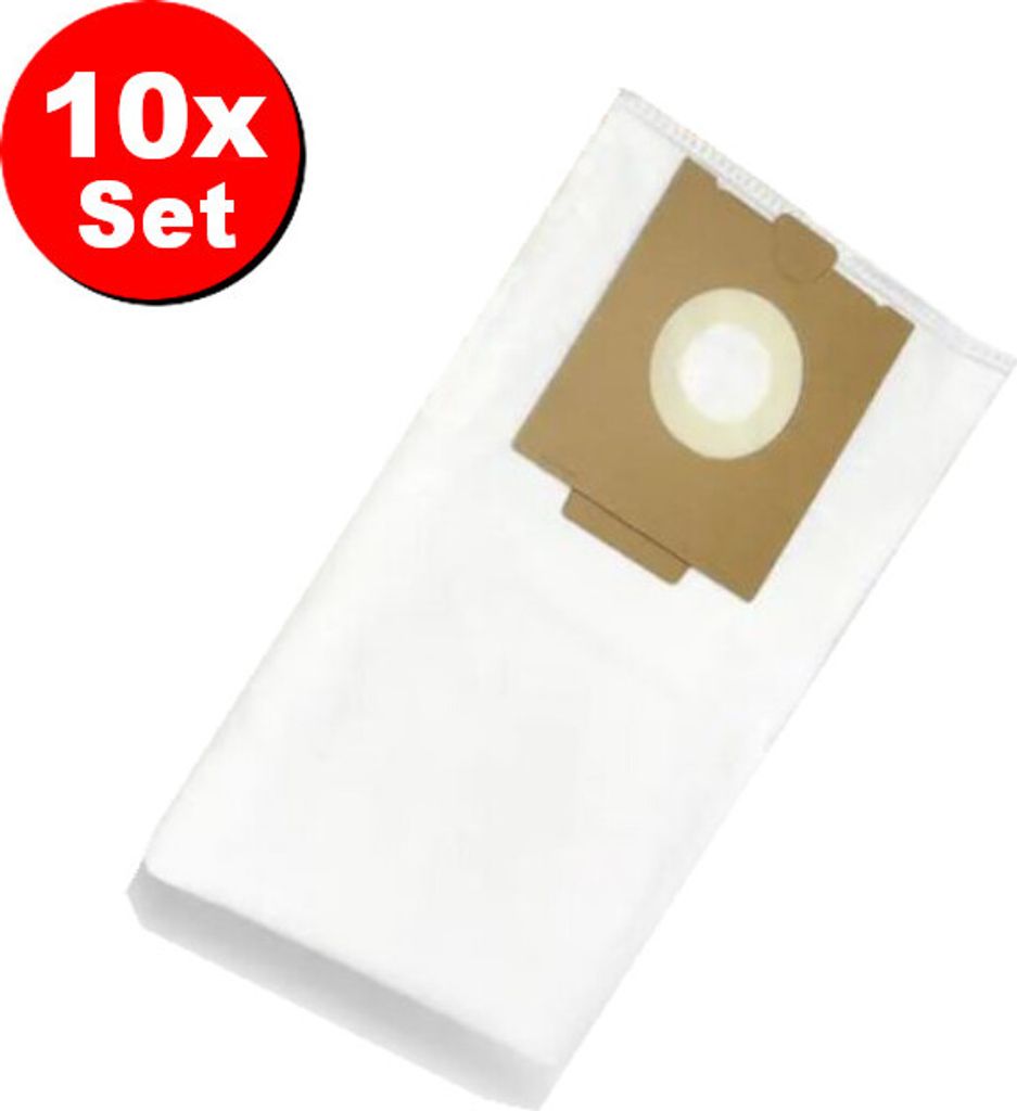 10x Trade-Shop Staubsaugerbeutel / Microvlies-Beutel / Filtersäcke kompatibel mit Festool CT26 CTL26 CTM26 CT36 CTL36 CTM36 ersetzt 496186, 496187