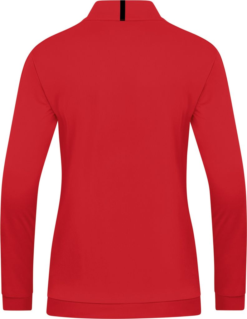 JAKO Damen Polyesterjacke Challenge, Farbe:rot/schwarz, Größe:44
