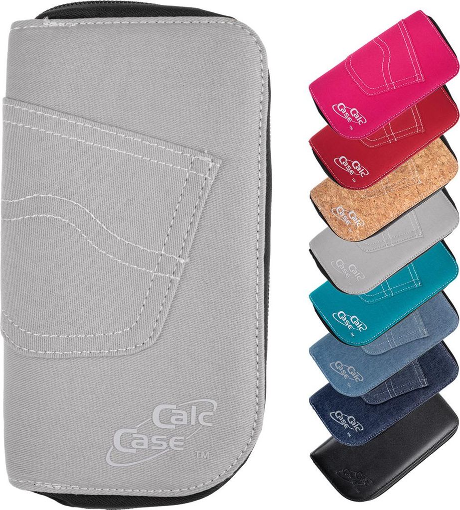 CalcCase Schutztasche im Jeans-Design hellgrau