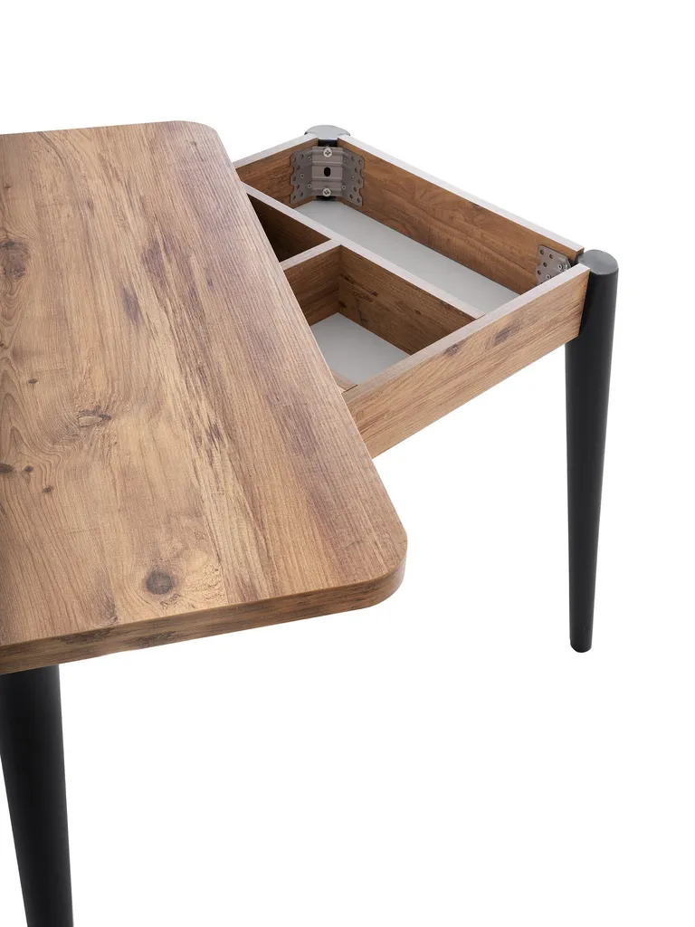 Petite table extensible 100cm Pin Atlantique pour optimiser l'espace - 7