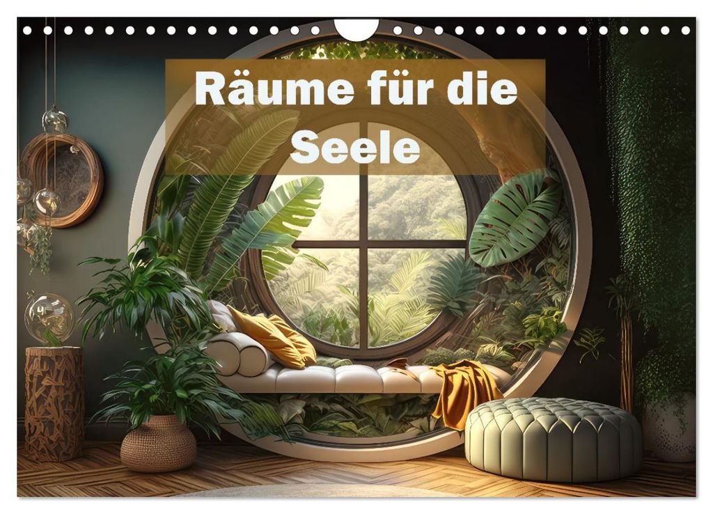 Räume für die Seele (Wandkalender 2027 DIN A4 quer), CALVENDO Monatskalender