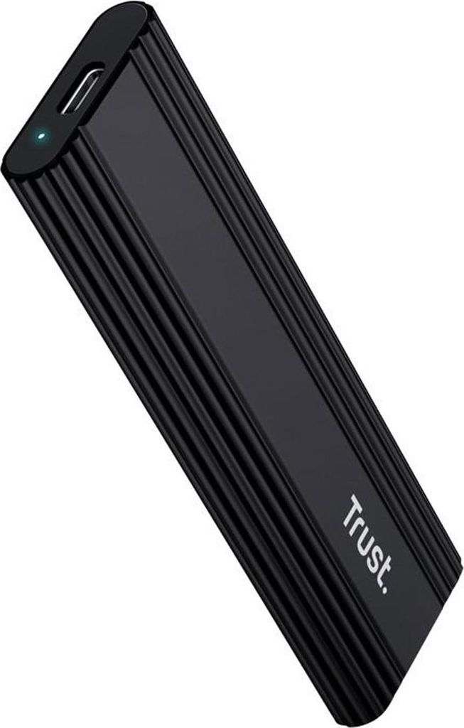 Trust M.2 NVMe SSD USB-C Gehäuse 10Gbps bis 4TB 2230-2280 Produktbild 