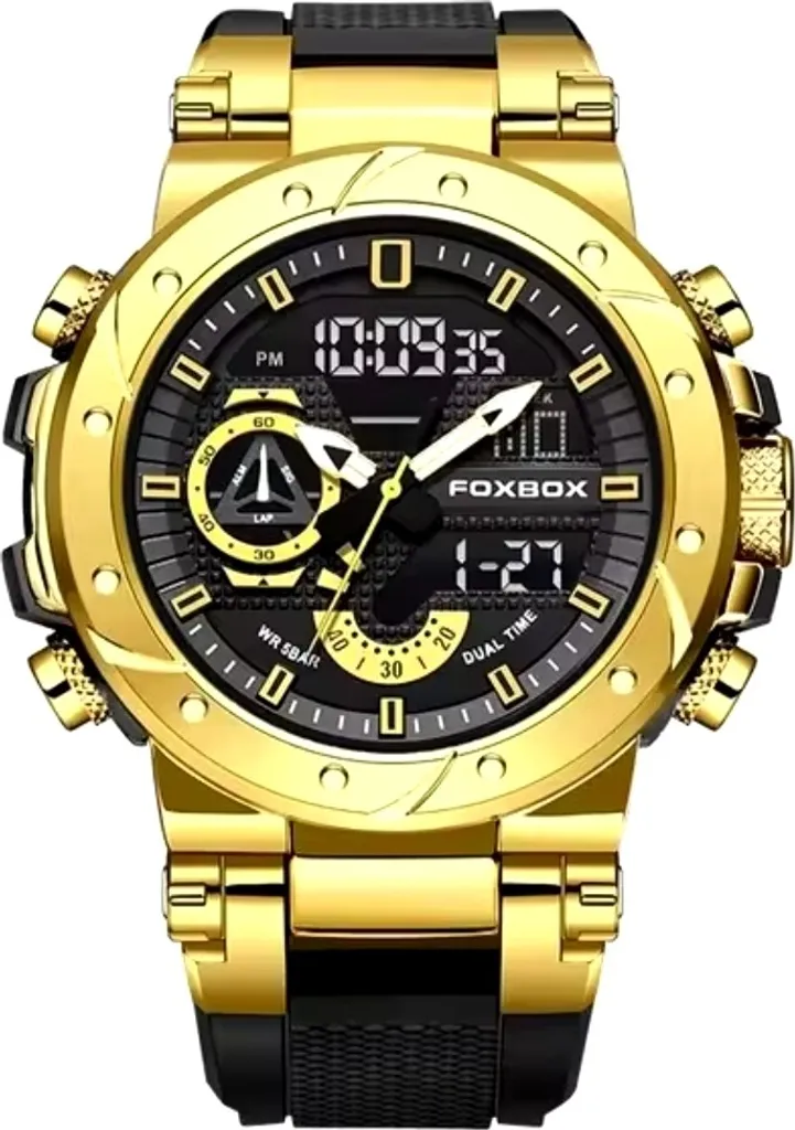 Orologio FOXBOX Teo Oro: Eleganza e Precisione per Uomo KP34988