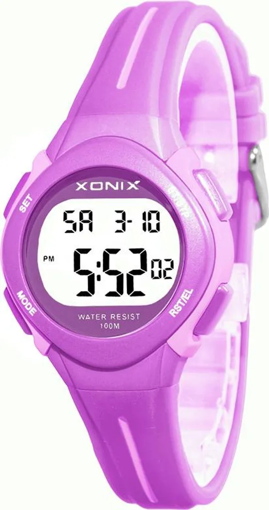 Xonix DE Digital Watch: Display LCD e Impermeabilità 10 Bar