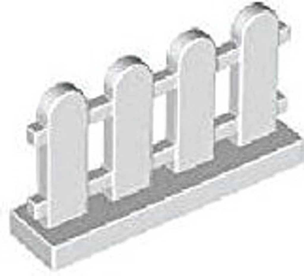 Lot de 50 Barrières Blanches pour LEGO City - Éléments de Construction