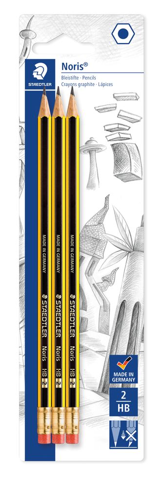 Staedtler Noris 122, 3 Stück(e), Forest Stewardship Council (FSC)