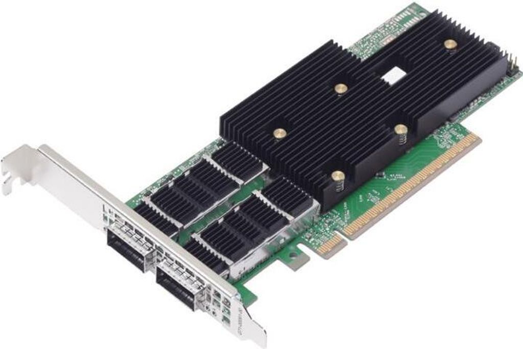 Broadcom BC 200 GbE 2-port QSFP112 Server Adapter NetXtreme P2200G (2x QSFP112) bulk PCIe 5.0 x16 incl. full height and low profile bracket