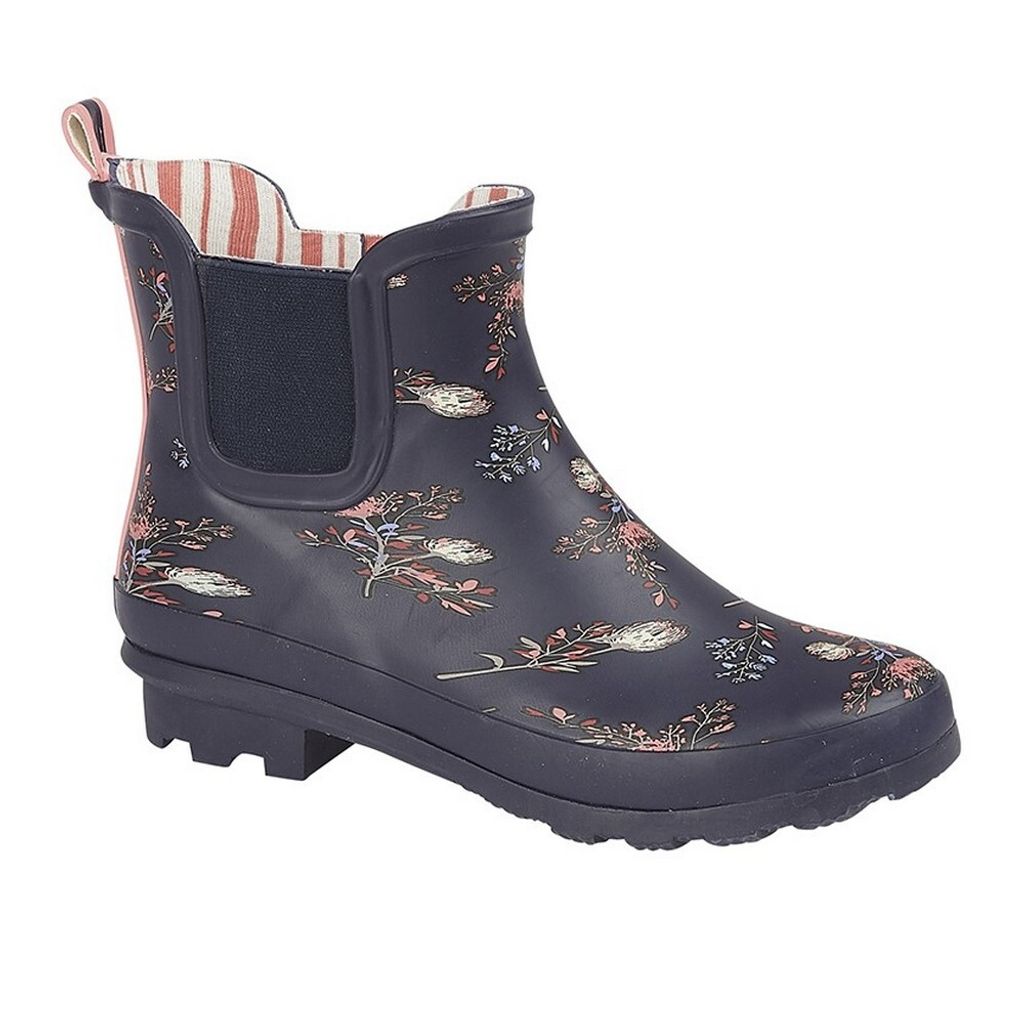 StormWells - Damen Gummistiefel, Floral DF2012 (43 EU) Produktbild 