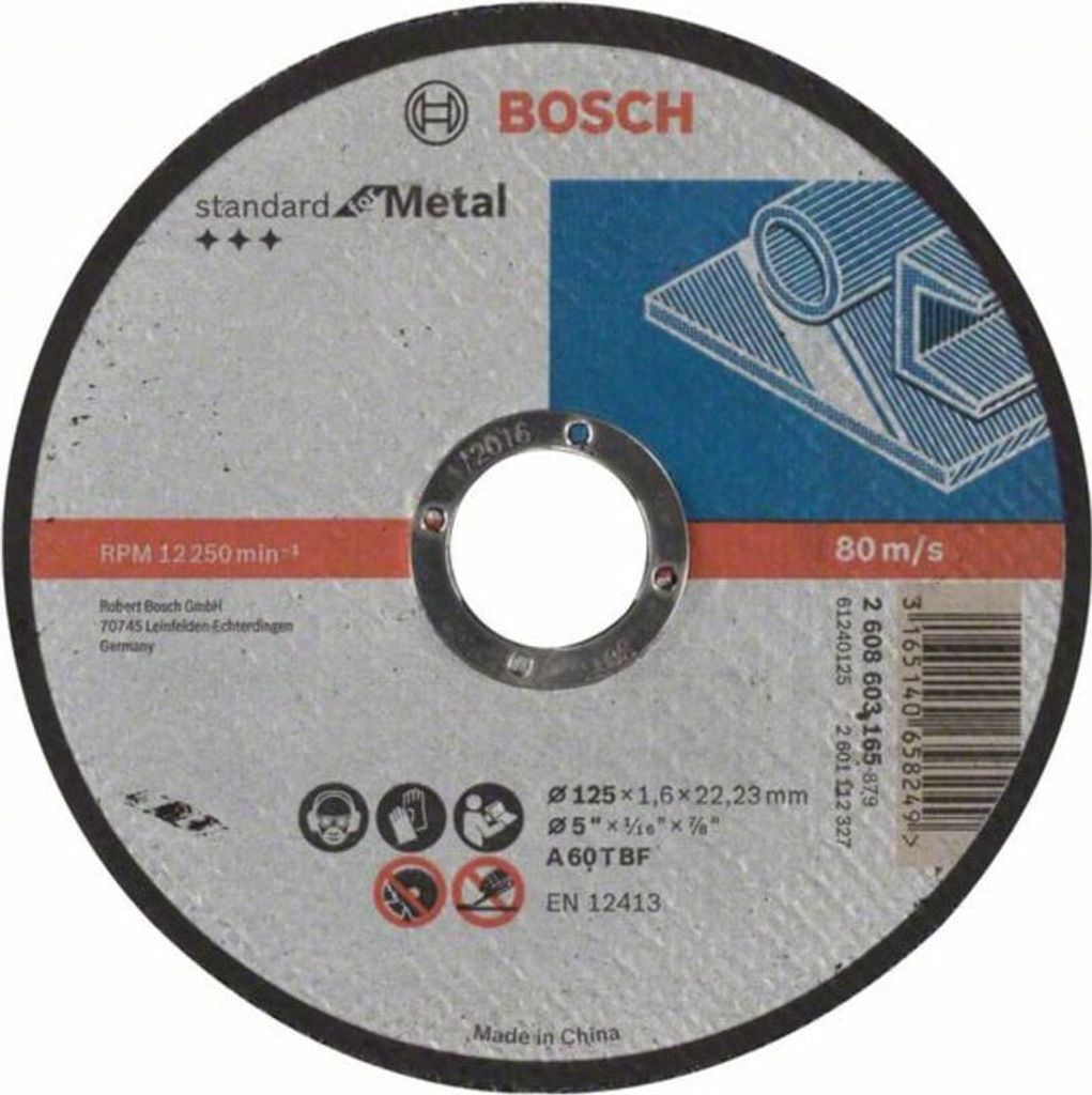 Disque à tronçonner BOSCH à moyeu plat Standard Pour le Image du produit 