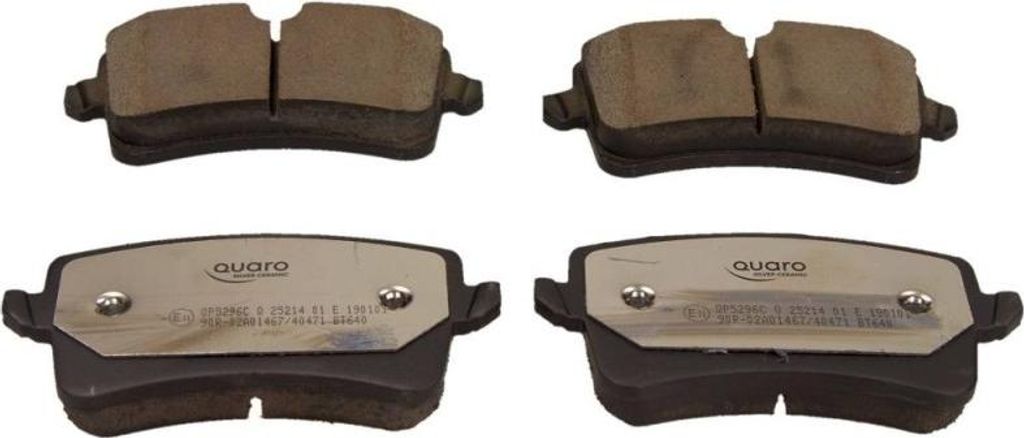 QUARO Bremsbeläge Satz Hinten Bremsklötze für AUDI A4 Avant (8K5, B8) QP5296C