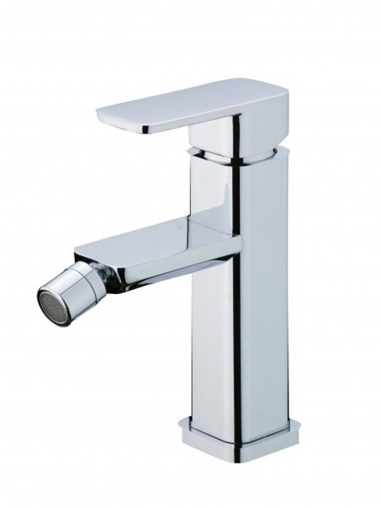 Bidet-Misch-Armatur 1238C - Messing - verchromt - Auslauf schwenkbar