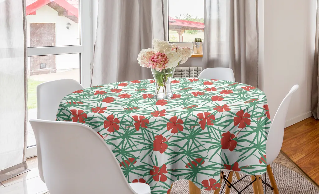 Tovaglia Circolare Jungle 150 cm ABAKUHAUS - Decorazione Cucina Chic