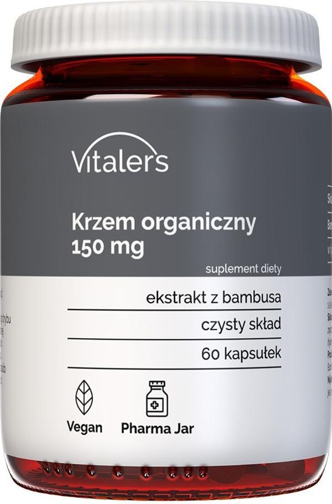 Vitaler's Silica Bamboo (Silizium) - 150 Kapseln, Vegan, Produktbild 