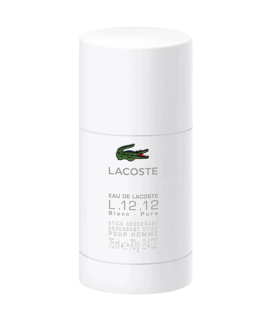 Lacoste, Eau de Lacoste L.12.12 Blanc, 24-Stunden-Schutz, Deostick, fü r Herren, 75 g