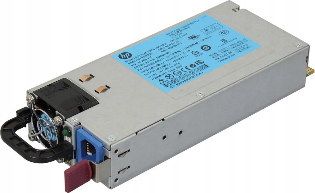 Bloc d'Alimentation Serveur HP 460W CS Platinum Plus modèle 656362-B21