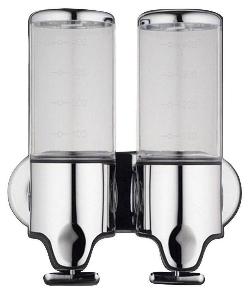 Seifenspender, transparentes Design, rostfrei, multifunktional, ergonomisch, für Händedesinfektionsmittel, Shampoo, Duschgel