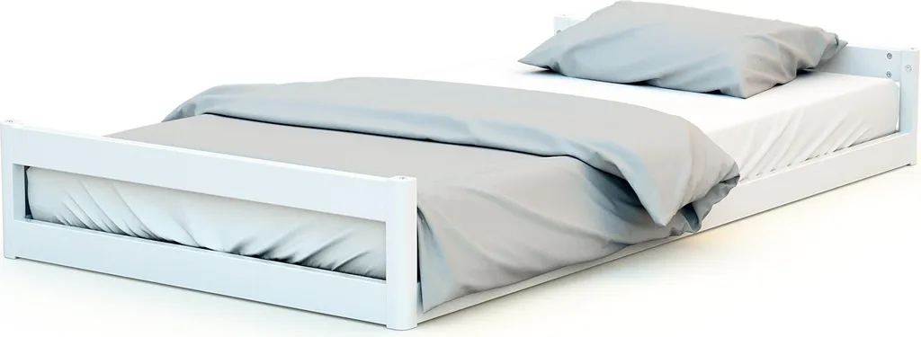 Lit Bébé Évolutif KASA Blanc : Solution de Couchage de 0 à 7 Ans - 3
