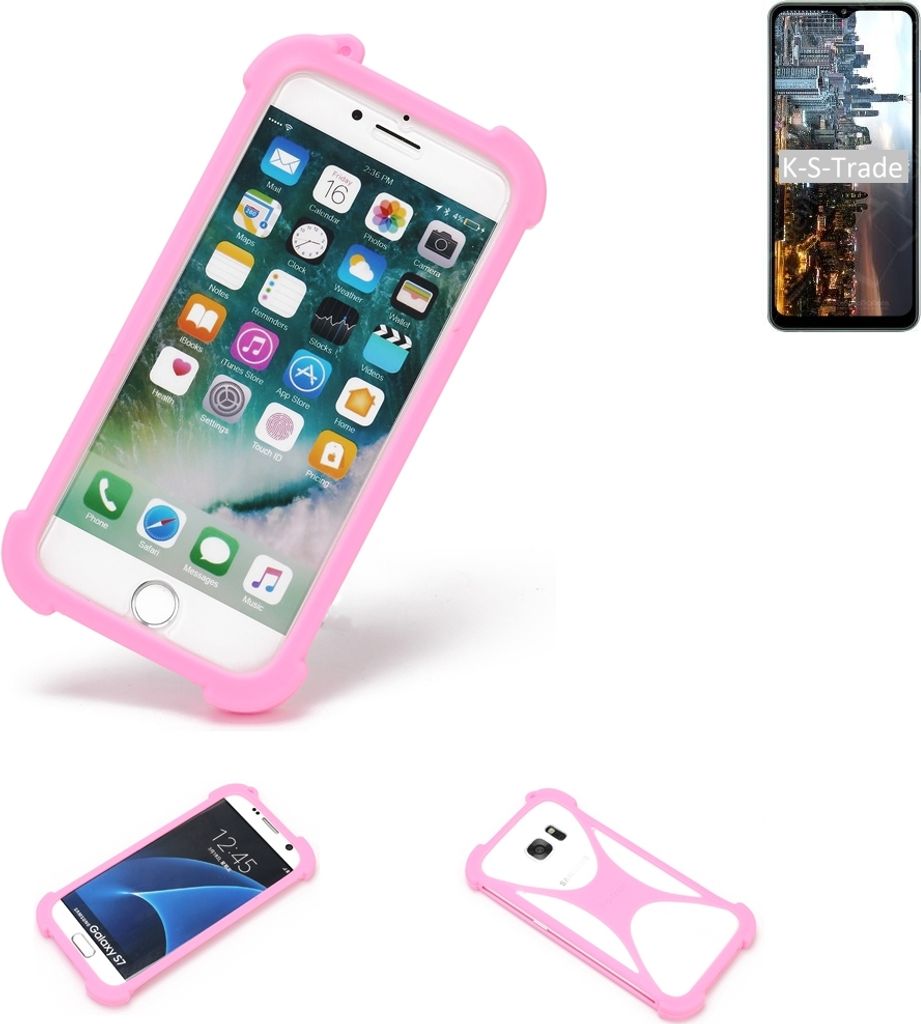 K-S-Trade Handy Hülle kompatibel mit Samsung Galaxy M32 5G Schutz Hülle Bumper Silikon Schutz Hülle Cover Case Silikoncase Silikonbumper TPU
