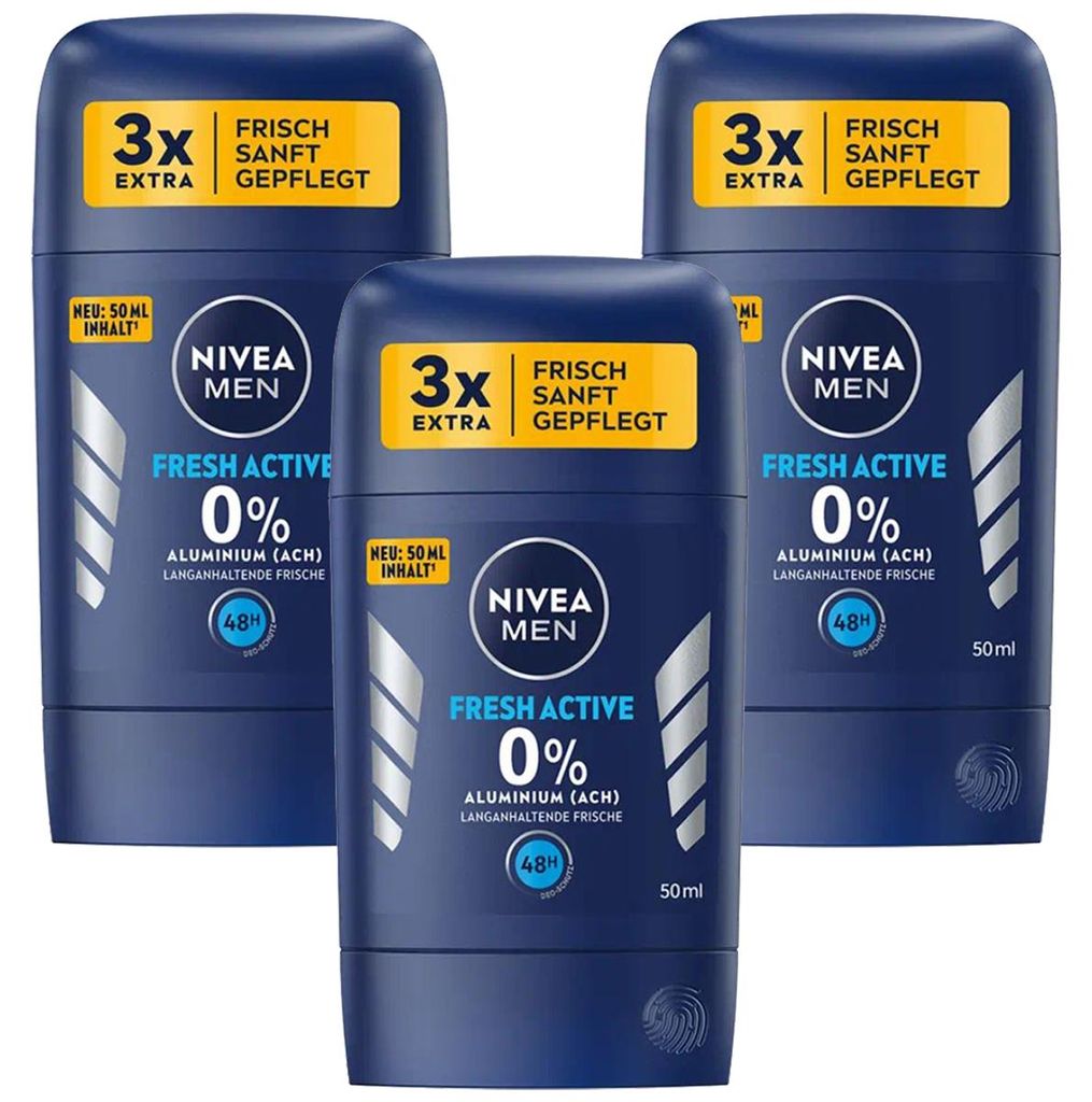 Nivea Men Deodorant Deo Stick Fresh Activ senza alluminio Immagine del prodotto 