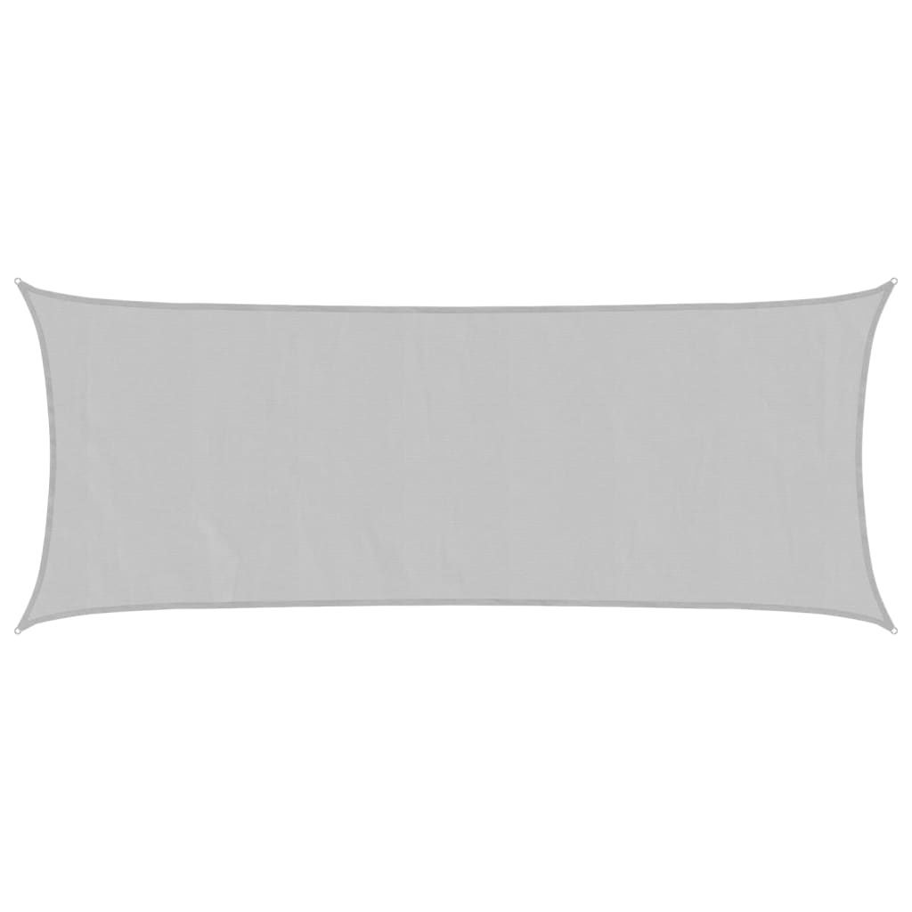 Sonnensegel Hellgrau 4,5x2 m 100% Polyester Oxford