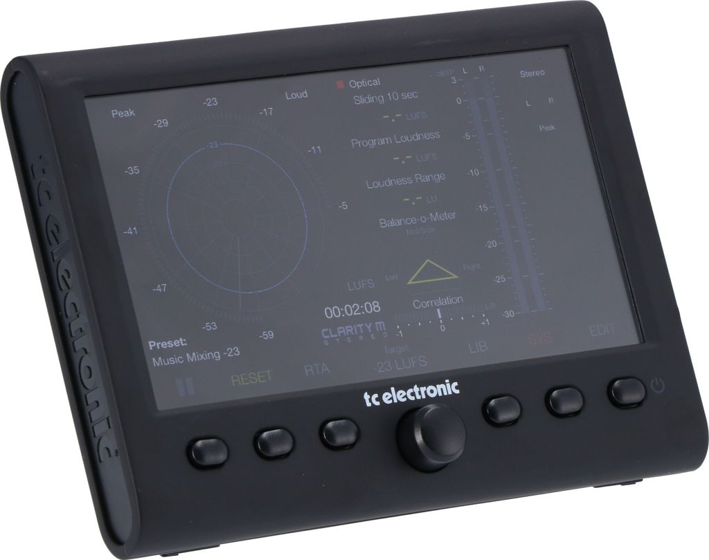 de Stereo-Audiometer TC Electronic CLARITY M STEREO mit Produktbild 