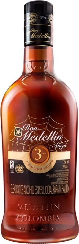 Ron Medellín Añejo 3 Años Rum Kolumbien  70.00 cl 37.5 % Produktbild 