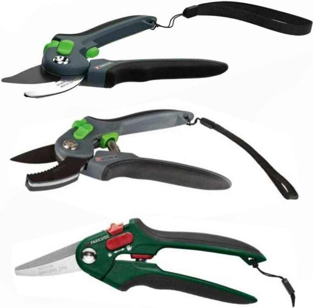 Parkside / Florabest Set 3 x Gartenschere Amboss / Bypass / Produktbild 